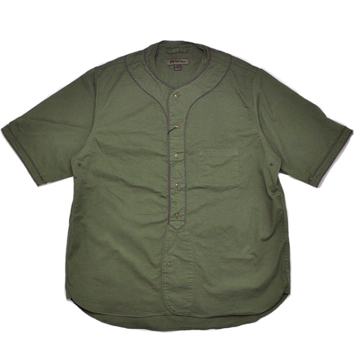NIGEL CABOURN ナイジェルケーボン ベースボールシャツ S/S タイプ2 BASEBALL SHIRT S/S TYPE2