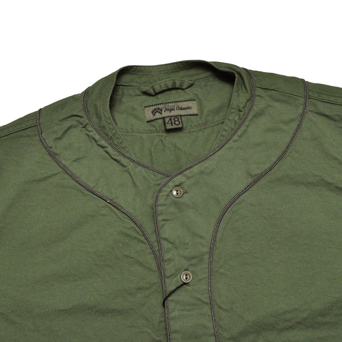 NIGEL CABOURN ナイジェルケーボン ベースボールシャツ S/S タイプ2 BASEBALL SHIRT S/S TYPE2