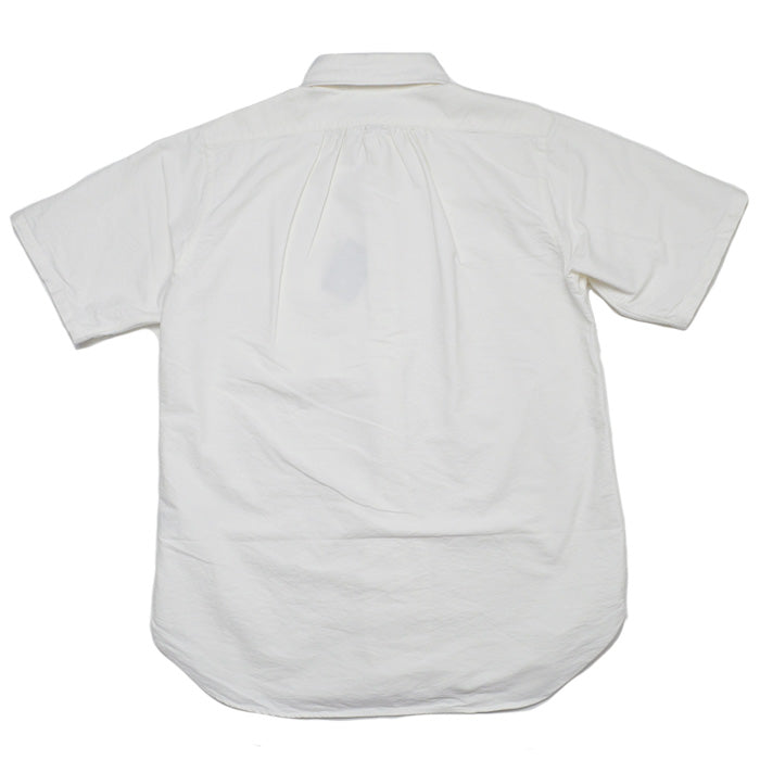 NIGEL CABOURN ナイジェルケーボン シャツ ブリティッシュオフィサーズシャツ BRITISH OFFICER'S SHIRT SHORT SLEEVE-VINTAGE OXFORD