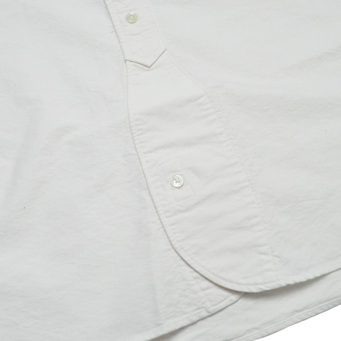NIGEL CABOURN ナイジェルケーボン シャツ ブリティッシュオフィサーズシャツ BRITISH OFFICER'S SHIRT SHORT SLEEVE-VINTAGE OXFORD