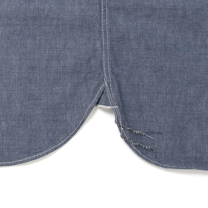 ダルチザン STUDIO D'ARTISAN シャツ シャンブレー半袖ワークシャツ 5333A-S