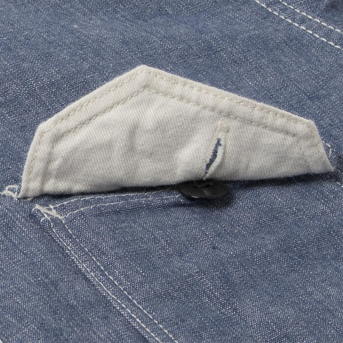 ダルチザン STUDIO D'ARTISAN シャツ シャンブレー半袖ワークシャツ 5333A-S