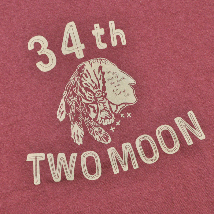 TWO MOON トゥームーン Tシャツ 20321 34th print T-shirt 34th
