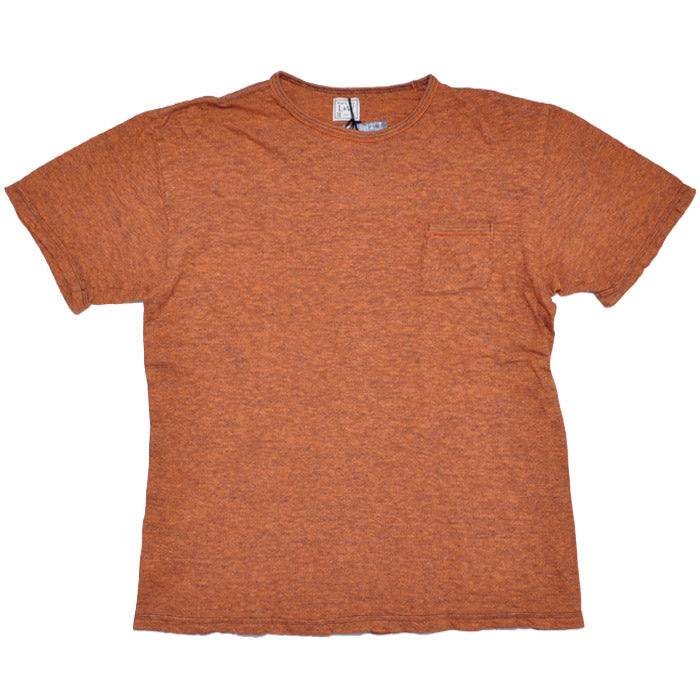 ループアンドウェフト Super Slub Tube Knit Double Binder Pocket Crewneck LRC1112