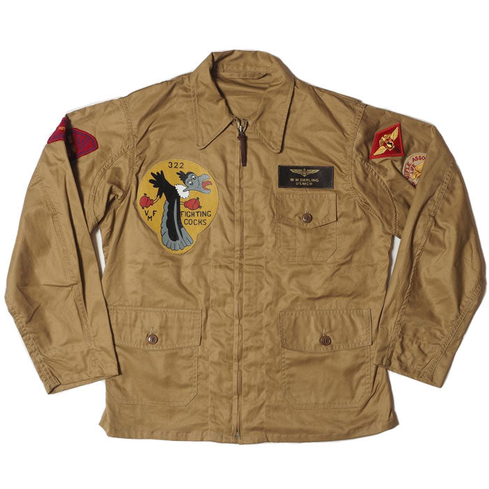 WAREHOUSE ウエアハウス ジャケット Lot 2219 M-421a JKT USMCR M-421A VMF322 "FIGHTING COCKS" アップリケ