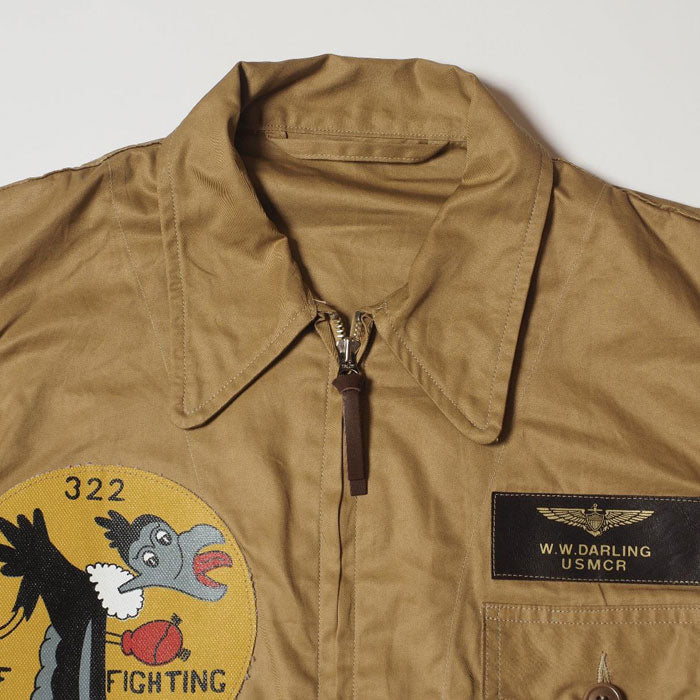 WAREHOUSE ウエアハウス ジャケット Lot 2219 M-421a JKT USMCR M-421A VMF322 "FIGHTING COCKS" アップリケ