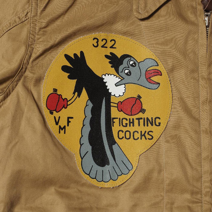 WAREHOUSE ウエアハウス ジャケット Lot 2219 M-421a JKT USMCR M-421A VMF322 "FIGHTING COCKS" アップリケ