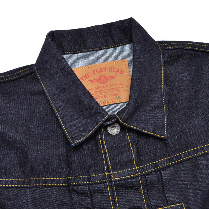 フラットヘッド THE FLAT HEAD 12oz デニムジャケット 40’sモデル FN-OJ-SD001 大戦モデル Gジャン