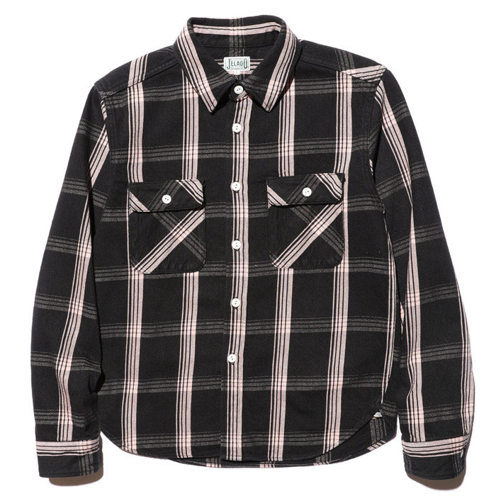 JELADO ジェラード シャツ Union Worker Shirt Short Length JP02125 ネルシャツ
