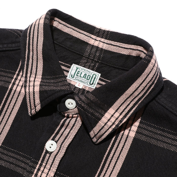 JELADO ジェラード シャツ Union Worker Shirt Short Length JP02125 ネルシャツ