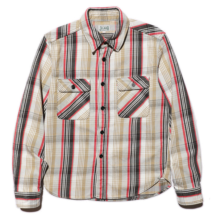 JELADO ジェラード シャツ Union Worker Shirt Short Length JP02125 ネルシャツ