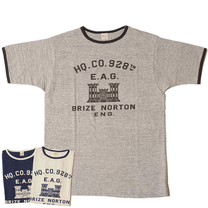 WAREHOUSE ウエアハウス Tシャツ Lot 4059 リンガーT BRIZE NORTON 半袖