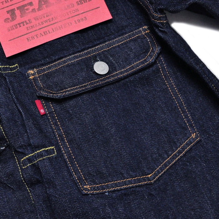 FULLCOUNT フルカウント デニムジャケット 2107SSW Type 1 Denim Jacket (Super Smooth)(One Wash)