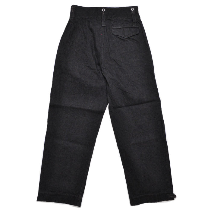 NIGEL CABOURN ナイジェルケーボン パンツ ブリティッシュアーミーパンツ - ブラックデニム BRITISH ARMY PANT - BLACK DENIM 80500050031