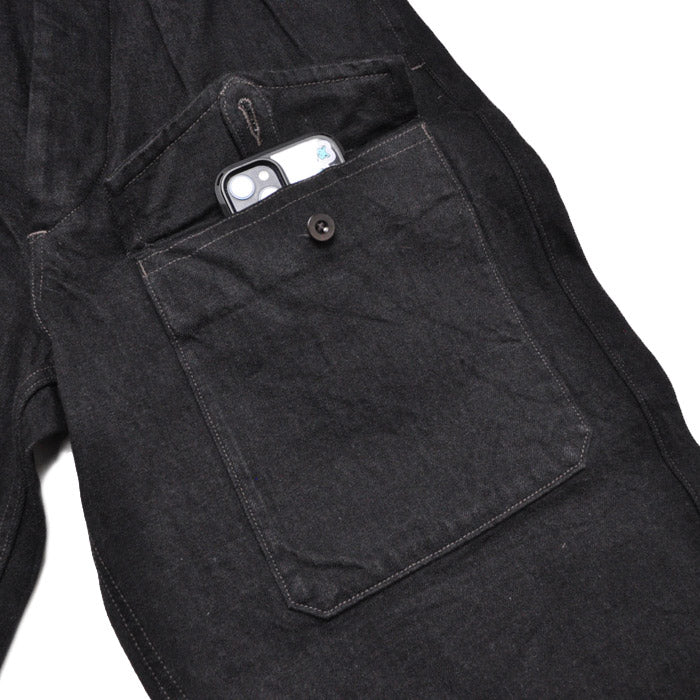 NIGEL CABOURN ナイジェルケーボン パンツ ブリティッシュアーミーパンツ - ブラックデニム BRITISH ARMY PANT - BLACK DENIM 80500050031