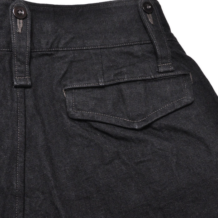 NIGEL CABOURN ナイジェルケーボン パンツ ブリティッシュアーミーパンツ - ブラックデニム BRITISH ARMY PANT - BLACK DENIM 80500050031