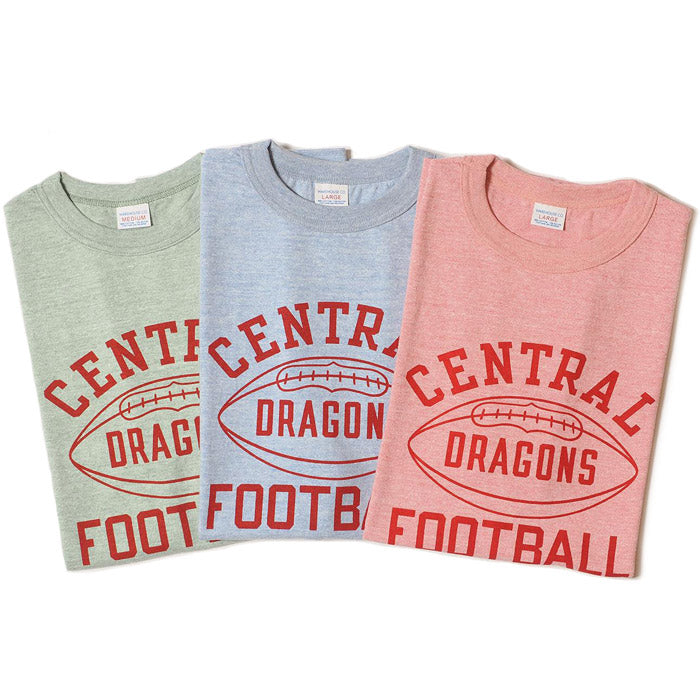 WAREHOUSE ウエアハウス Tシャツ Lot 4096 88/12杢クルーネック DRAGONS 半袖