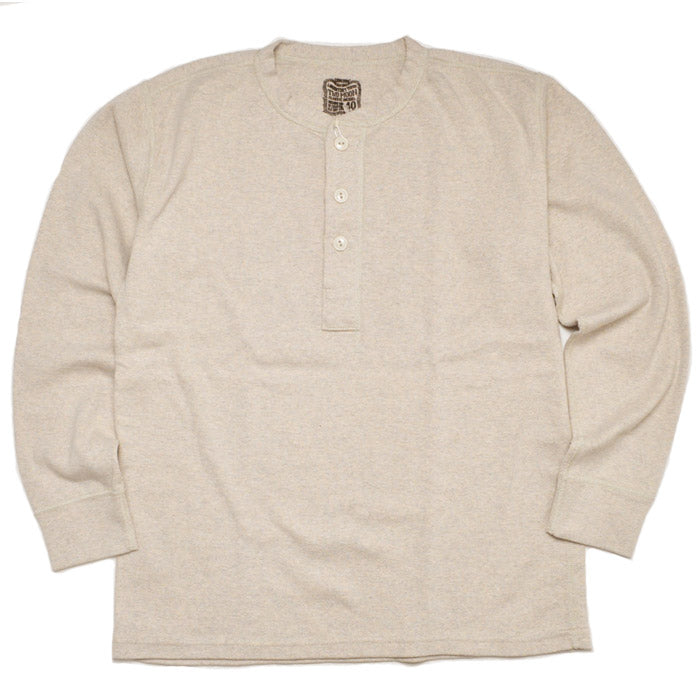TWO MOON トゥームーン Tシャツ 20298 Rib knit Henley-neck shirts リブニット ヘンリーネック シャツ