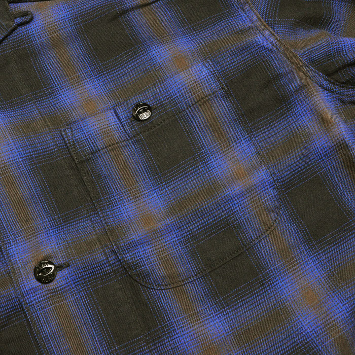 フラットヘッド THE FLAT HEAD シャツ オンブレチェックシャツ FN-SCR-019L