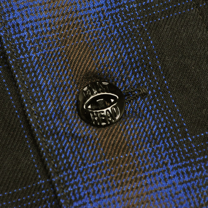 フラットヘッド THE FLAT HEAD シャツ オンブレチェックシャツ FN-SCR-019L