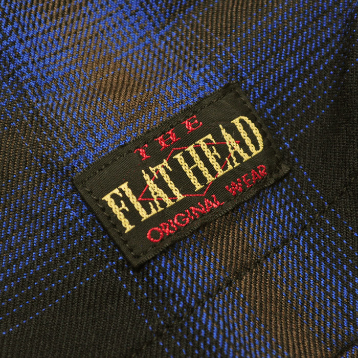 フラットヘッド THE FLAT HEAD シャツ オンブレチェックシャツ FN-SCR-019L