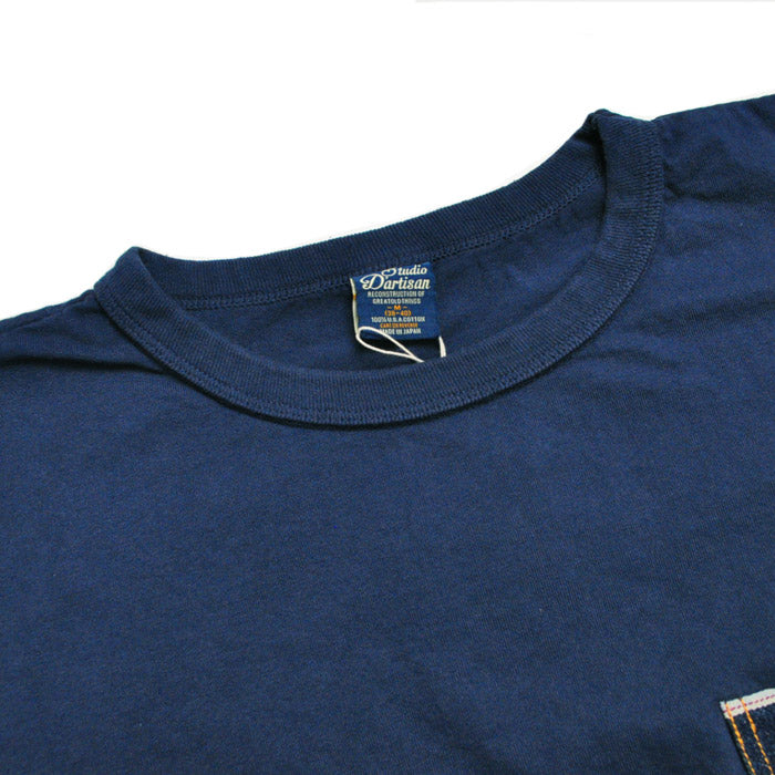 ダルチザン STUDIO D'ARTISAN Tシャツ デニムポケットプリントTシャツ 8161A メンズ アメカジ