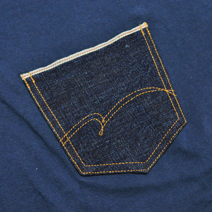 ダルチザン STUDIO D'ARTISAN Tシャツ デニムポケットプリントTシャツ 8161A メンズ アメカジ
