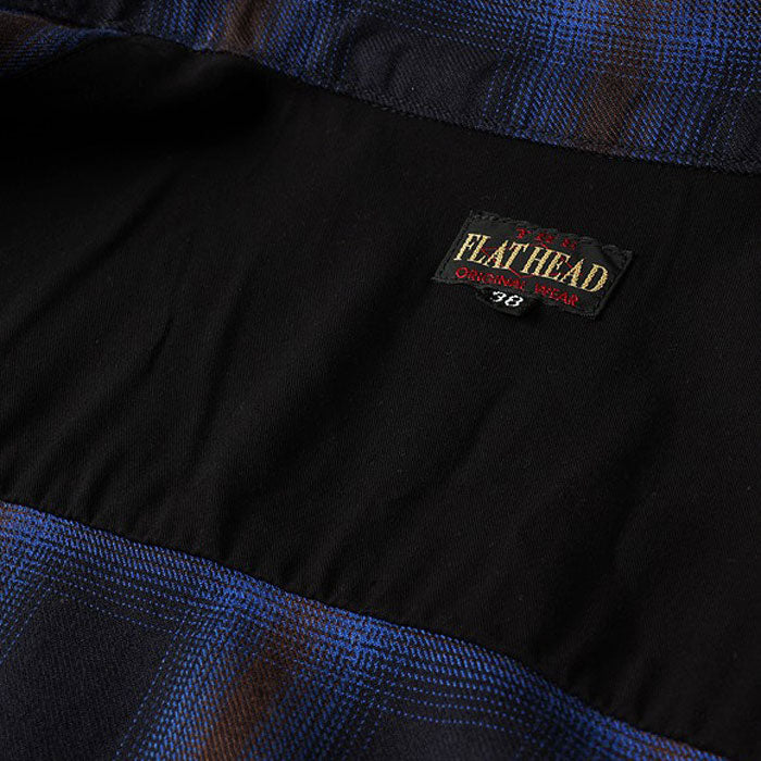 フラットヘッド THE FLAT HEAD シャツ オンブレチェックシャツ FN-SCR-019L