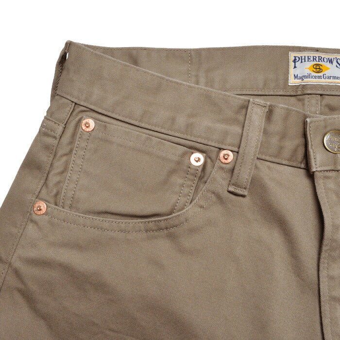 PHERROW'S フェローズ パンツ 25S-428P コットンサテンパンツ