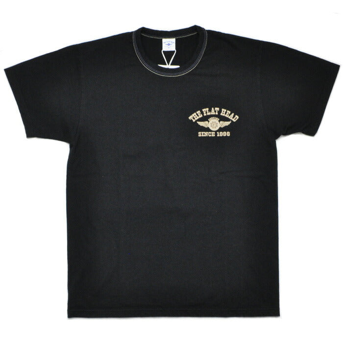 THE FLAT HEAD フラットヘッド Tシャツ FN-THC-202 FLYING WHEEL