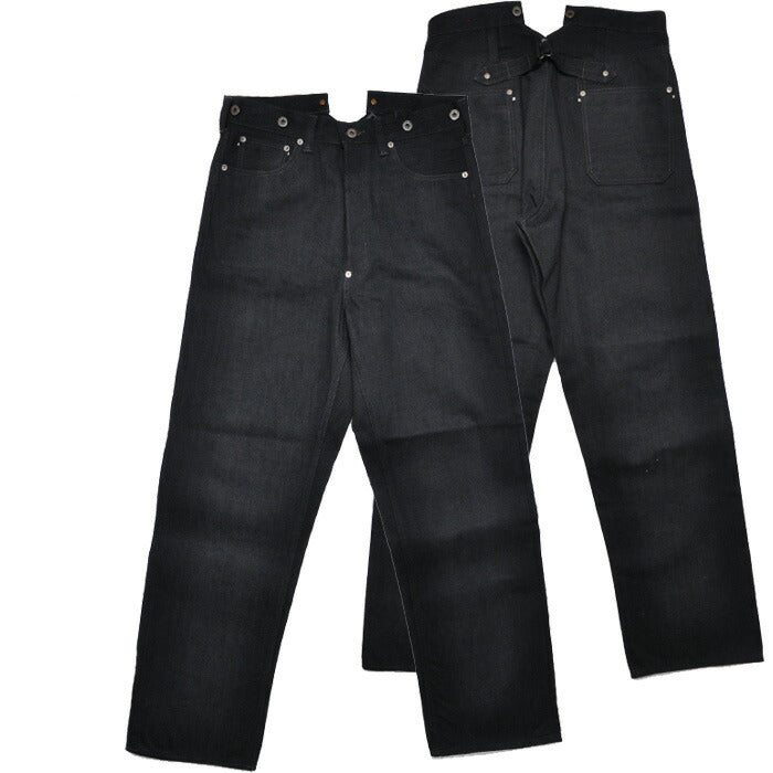 NIGEL CABOURN ナイジェルケーボン パンツ レイルマンデニムパンツ - ブラックデニム RAILMAN DENIM PANT - BLACK DENIM 80500050026