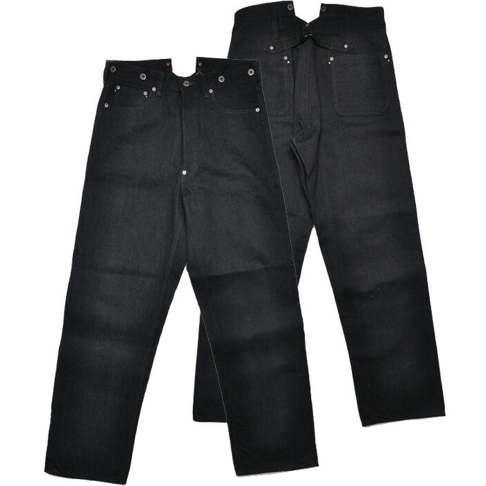 NIGEL CABOURN ナイジェルケーボン パンツ レイルマンデニムパンツ - ブラックデニム RAILMAN DENIM PANT - BLACK DENIM 80500050026