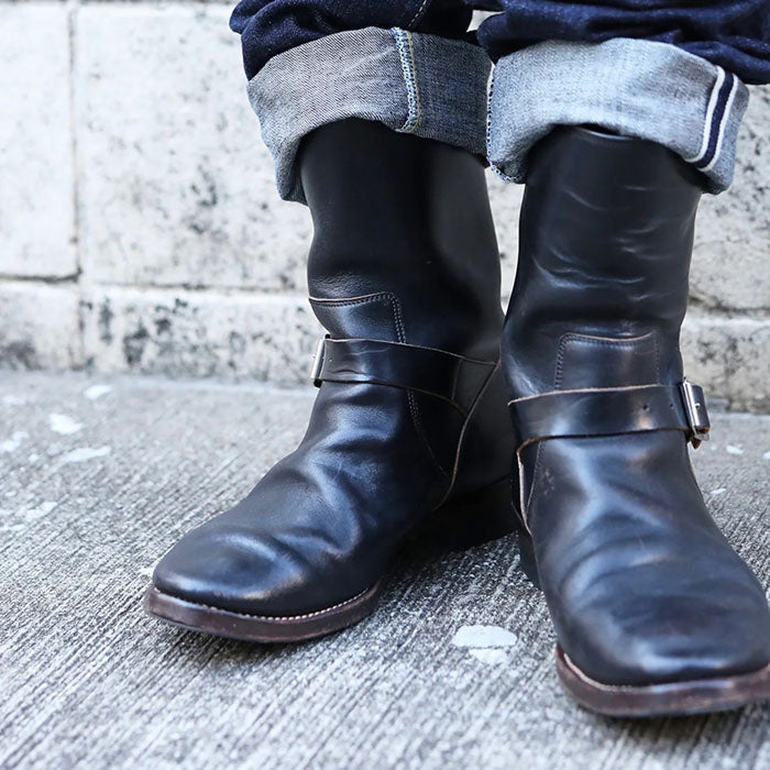 JELADO ジェラード ブーツ JB94901 JELADO the BOOTED ENGINEER BOOT BLACK(茶芯) エンジニアブーツ