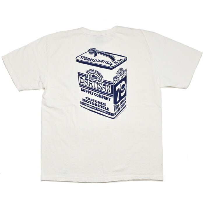 STUDIO D'ARTISAN Tシャツ 吊り編み プリントTシャツ 8165B ステュディオダルチザン