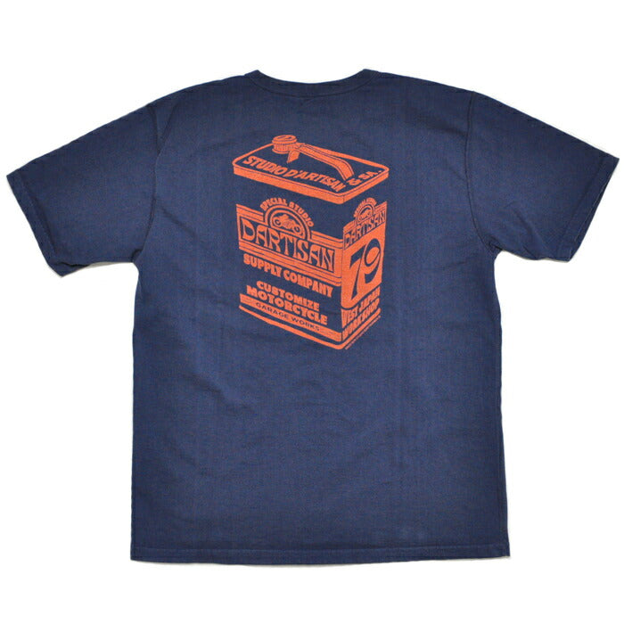 STUDIO D'ARTISAN Tシャツ 吊り編み プリントTシャツ 8165B ステュディオダルチザン
