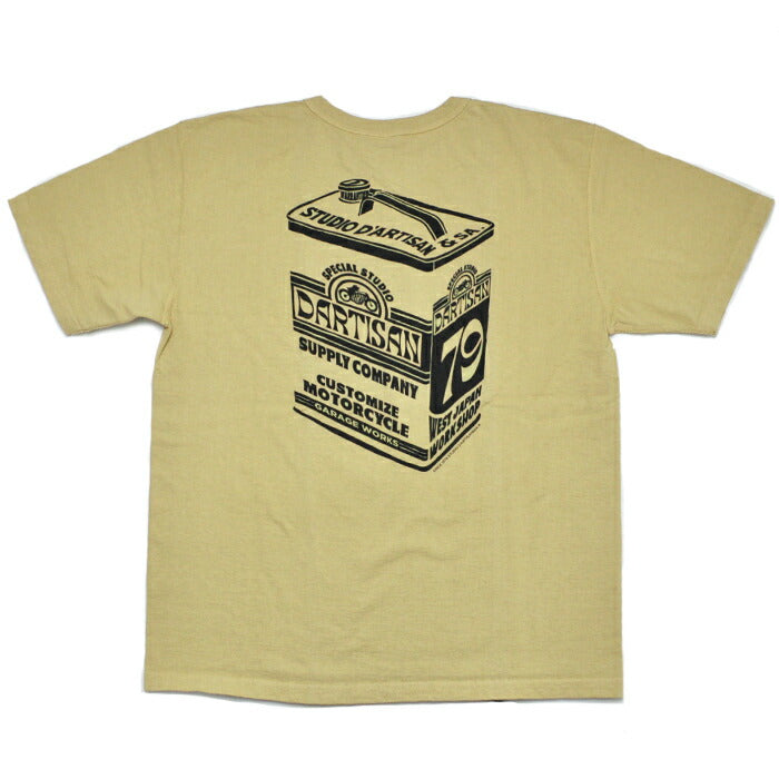 STUDIO D'ARTISAN Tシャツ 吊り編み プリントTシャツ 8165B ステュディオダルチザン