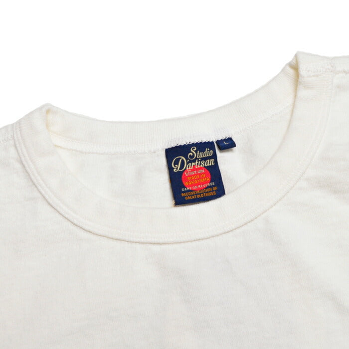 STUDIO D'ARTISAN Tシャツ 吊り編み プリントTシャツ 8165B ステュディオダルチザン