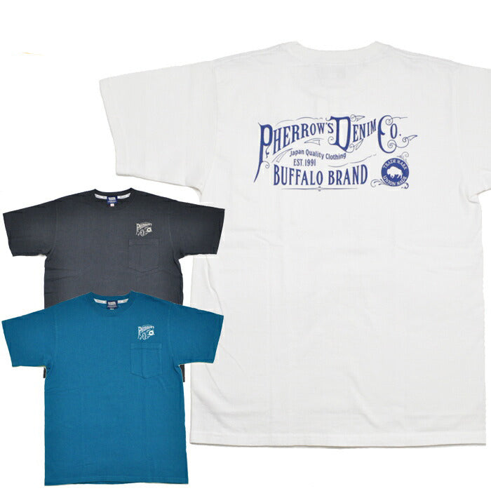 PHERROW'S フェローズ Tシャツ 25S-PPT1 ポケットTシャツ