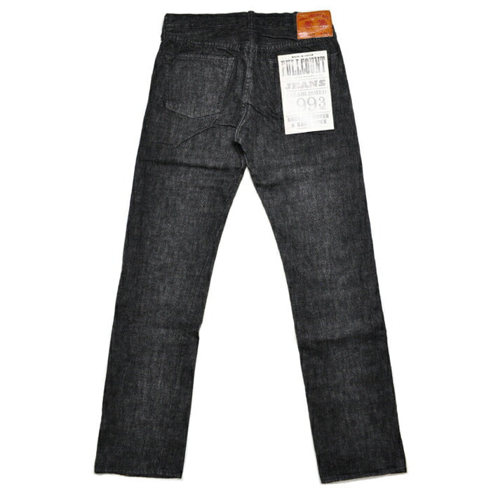 FULLCOUNT フルカウント デニム 1108BK Slim Straight Black Selvedge Denim