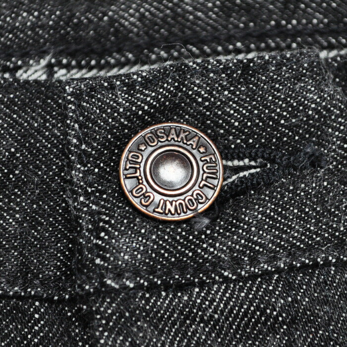 FULLCOUNT フルカウント デニム 1108BK Slim Straight Black Selvedge Denim