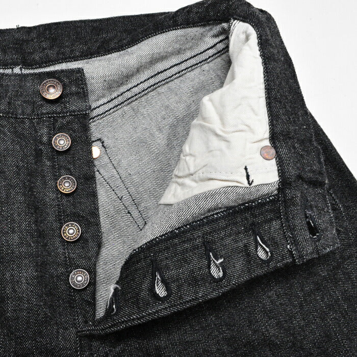 FULLCOUNT フルカウント デニム 1108BK Slim Straight Black Selvedge Denim