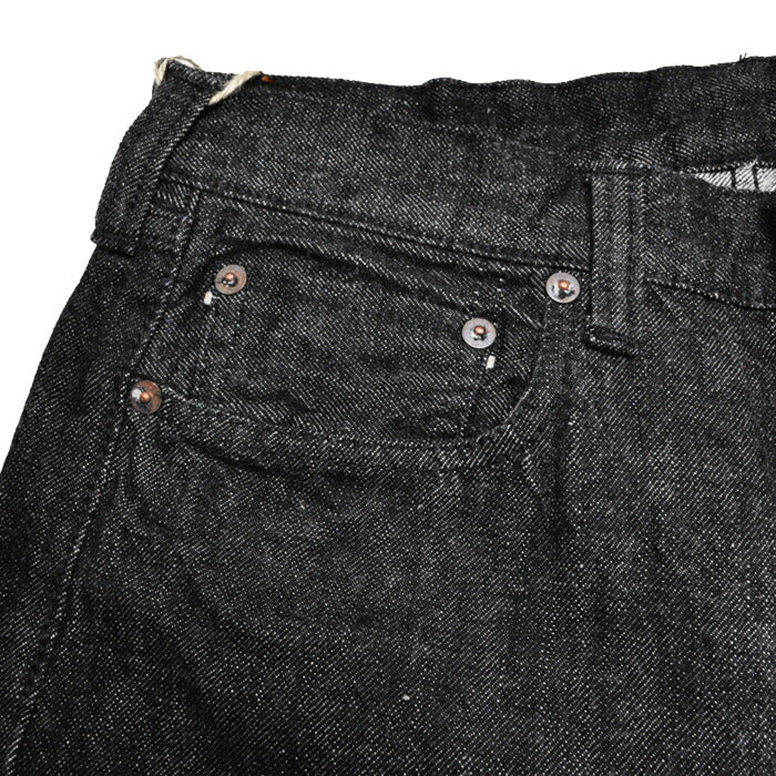FULLCOUNT フルカウント デニム 1108BK Slim Straight Black Selvedge Denim