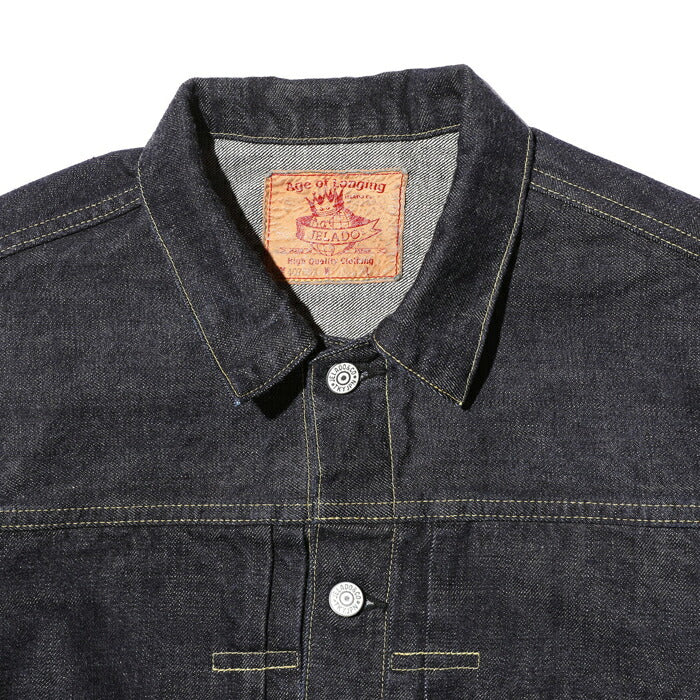 JELADO ジェラード デニムジャケット Age of Longing Black Tag 407EXX Size40(L)~44(XXL) JP94407ED Gジャン メンズ アメカジ