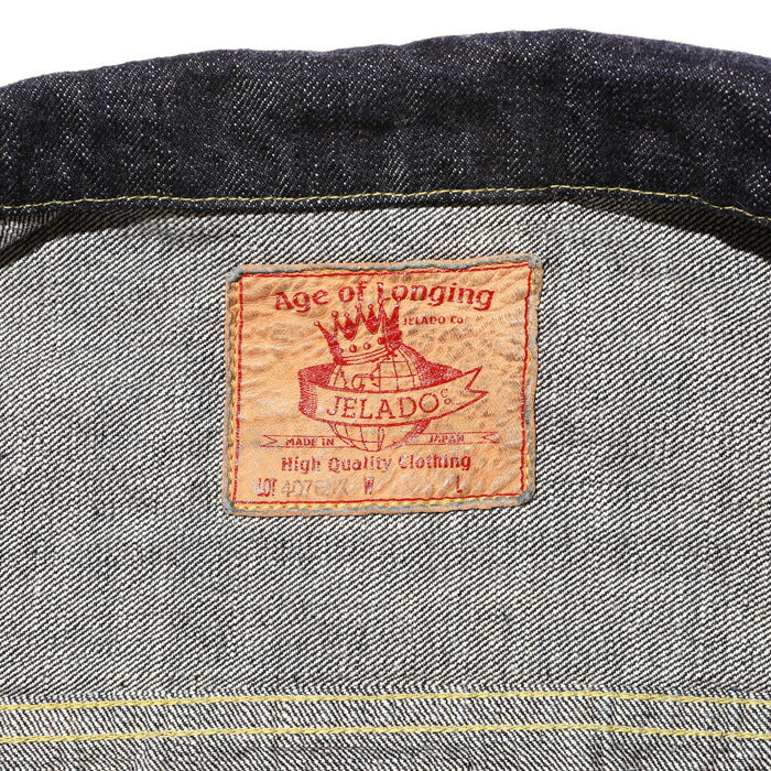 JELADO ジェラード デニムジャケット Age of Longing Black Tag 407EXX Size40(L)~44(XXL) JP94407ED Gジャン メンズ アメカジ