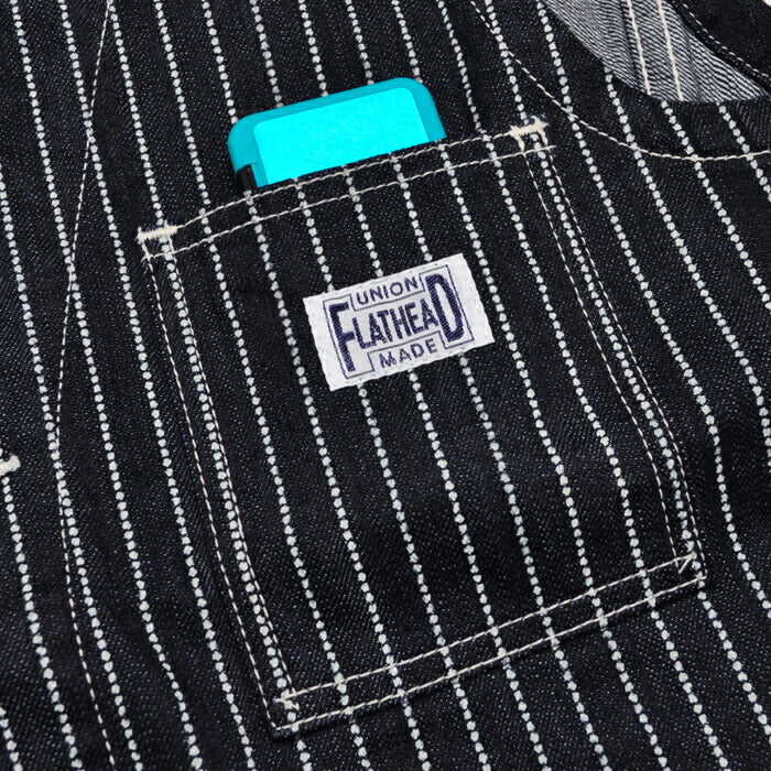 フラットヘッド THE FLAT HEAD ベスト 10oz ウォバッシュデニム ワークベスト FN-MVD-702