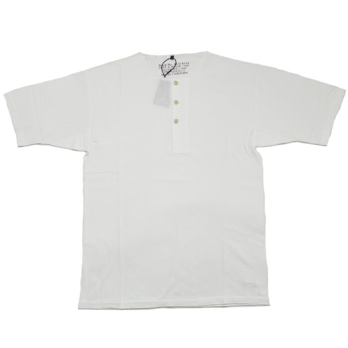 NIGEL CABOURN ナイジェルケーボン Tシャツ 50s ヘンリーネックシャツ 50s HENLEY NECK SHIRT 80500021025