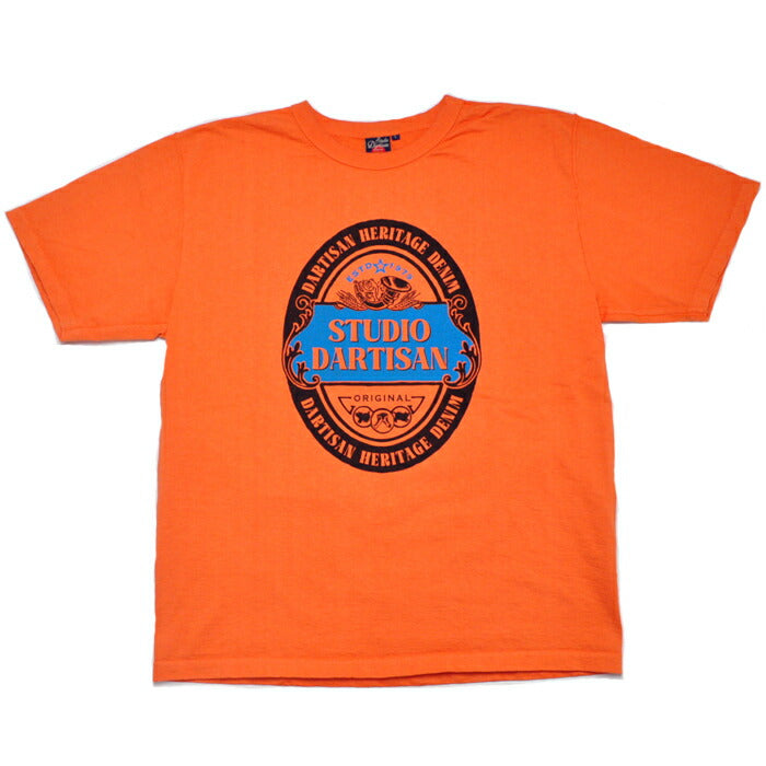 ダルチザン STUDIO D'ARTISAN Tシャツ 吊り編み プリントTシャツ 8179B ステュディオダルチザン