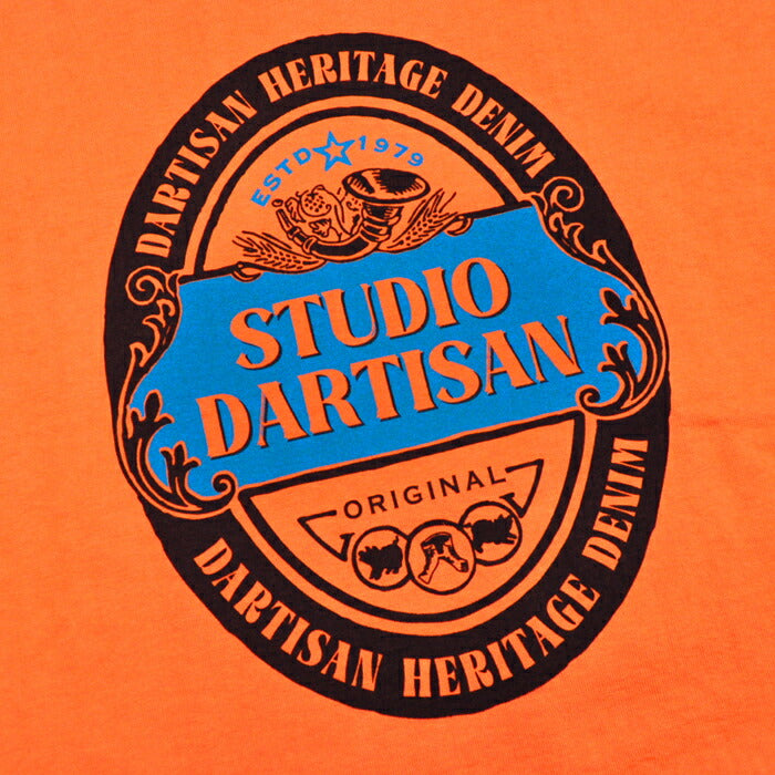 ダルチザン STUDIO D'ARTISAN Tシャツ 吊り編み プリントTシャツ 8179B ステュディオダルチザン
