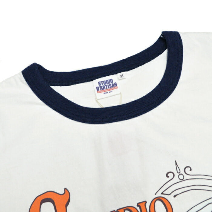 ダルチザン STUDIO D'ARTISAN Tシャツ RINGER PRINT T-SHIRT リンガープリントTシャツ 8179B ステュディオダルチザン