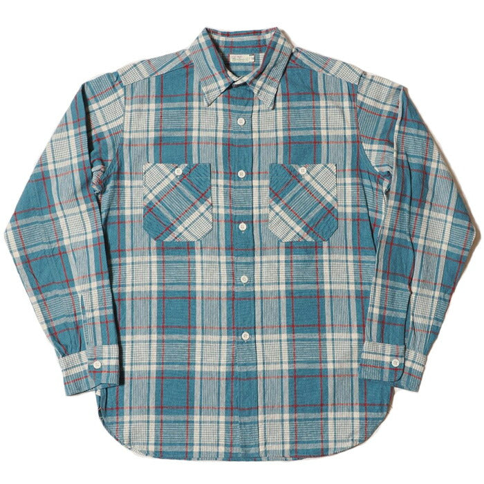 WAREHOUSE ウエアハウス シャツ Lot 3055 LONG SLEEVE CHECK WORK SHIRTS B柄(大チェック)